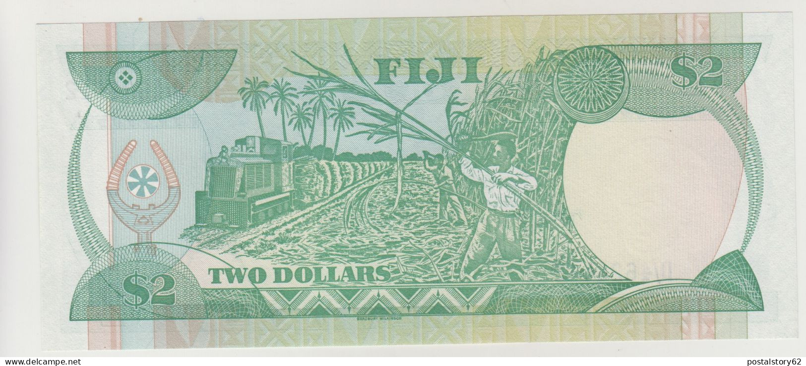 Fiji Banconota Two Dollars 1988 Pick 87A  FDS - Fiji