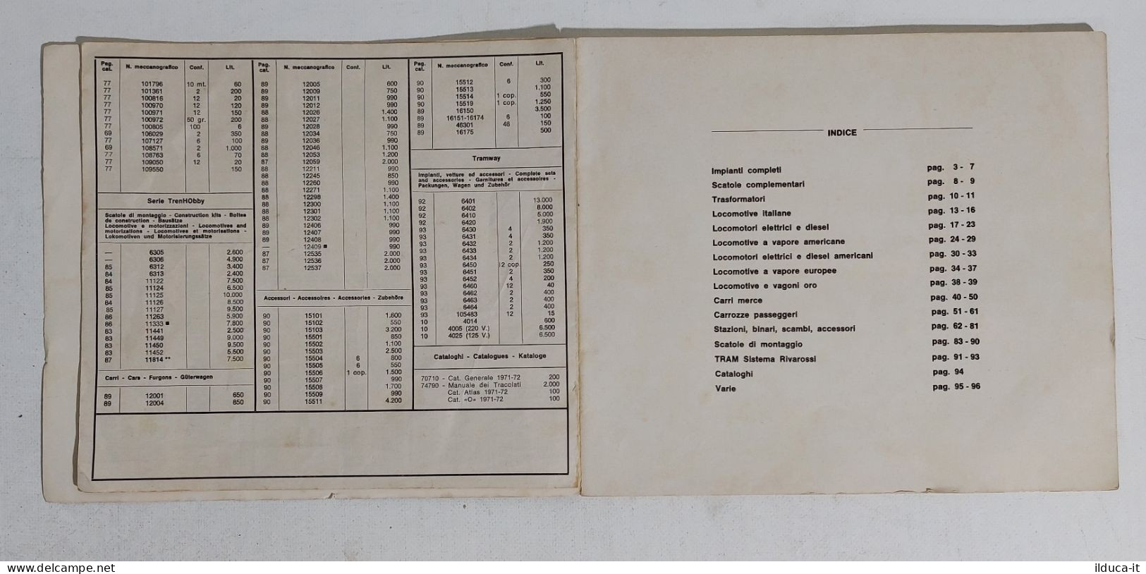 48102 Catalogo Modellismo Ferroviario Rivarossi H0 - Edizione 1971 - 1972 - Unclassified