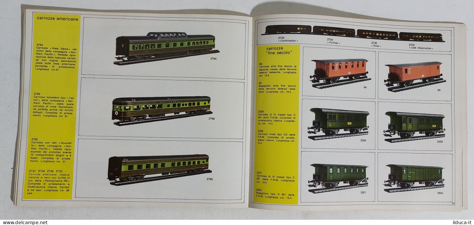48102 Catalogo Modellismo Ferroviario Rivarossi H0 - Edizione 1971 - 1972