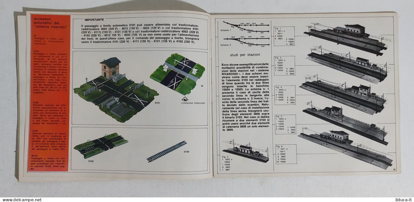 48102 Catalogo Modellismo Ferroviario Rivarossi H0 - Edizione 1971 - 1972