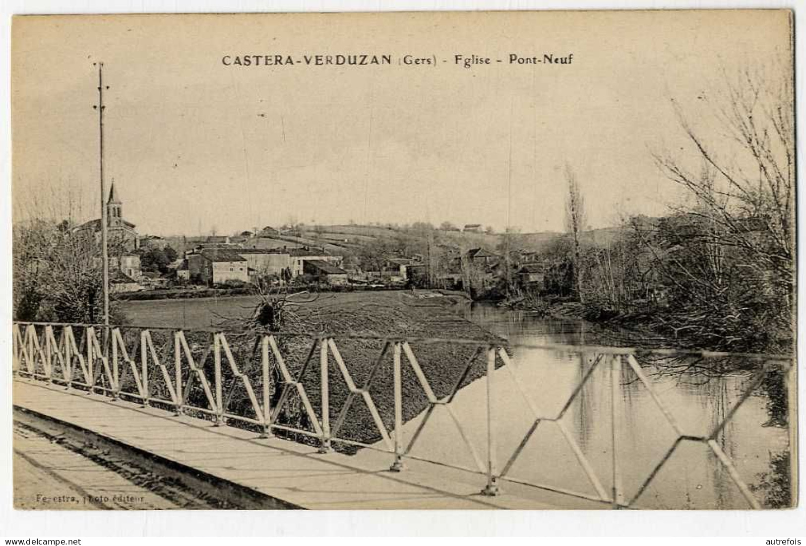 32  CASTERA VERDUZAN  EGLISE PONT NEUF - Castera