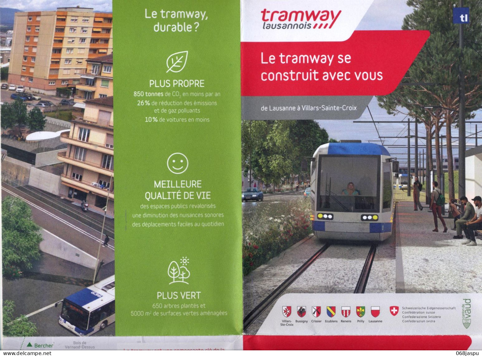 Depliant Tramway Lausanne - Europa