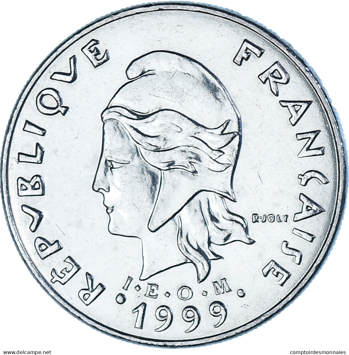 Monnaie, Nouvelle-Calédonie, 20 Francs, 1999 - Nieuw-Caledonië
