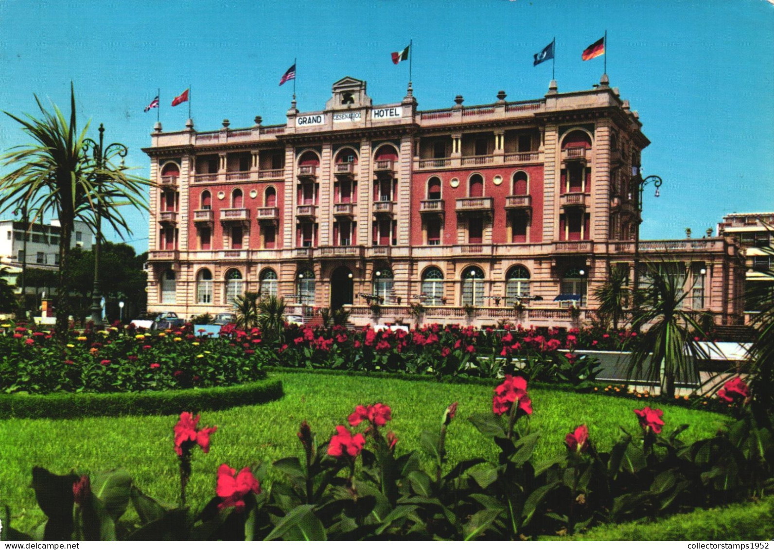 CESENATICO, GRAND HOTEL, COMUNE, BUILDING, FLOWER , ITALY - Cesena