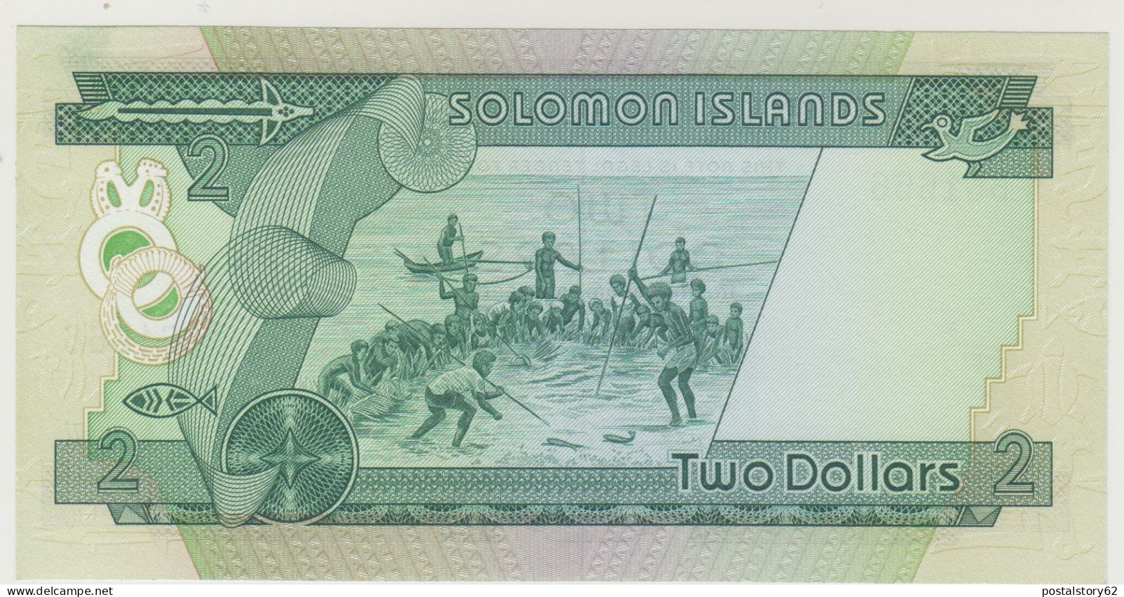 Solomon Islands Banconota Two Dollars 1977 FDS Pick 5A - Salomonseilanden