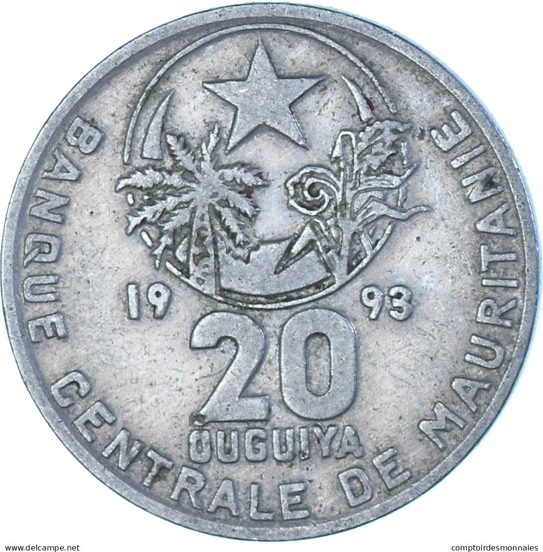 Mauritanie, 20 Ouguiya, 1993 - Mauritanie