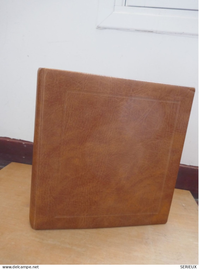 ALBUM CUIR  MOLLETONNé + VIDE +SERT DE CHEMISE OU L ON COINCE LES FEUILLES +=>A PRENDRE PARIS - Binders With Pages