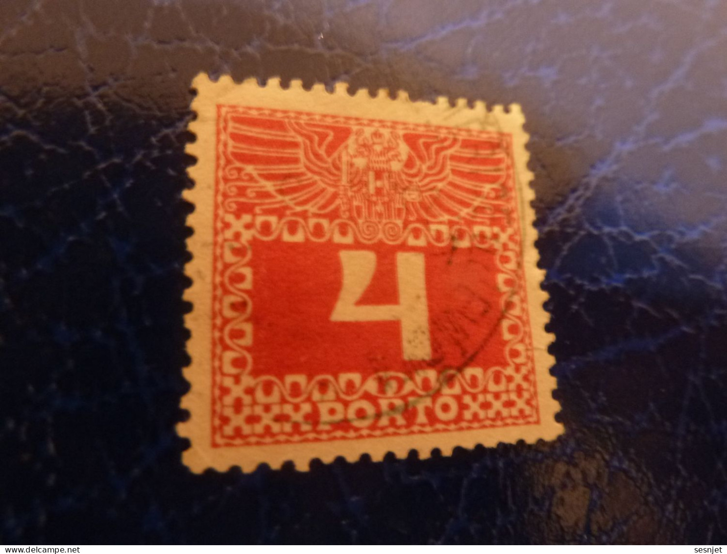 Osterreich - Porto - Val 4 - Rouge - Oblitéré - Année 1908 - - Revenue Stamps