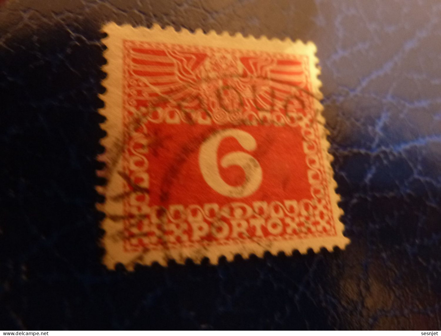 Osterreich - Porto - Val 6 - Rouge - Oblitéré - Année 1908 - - Fiscale Zegels