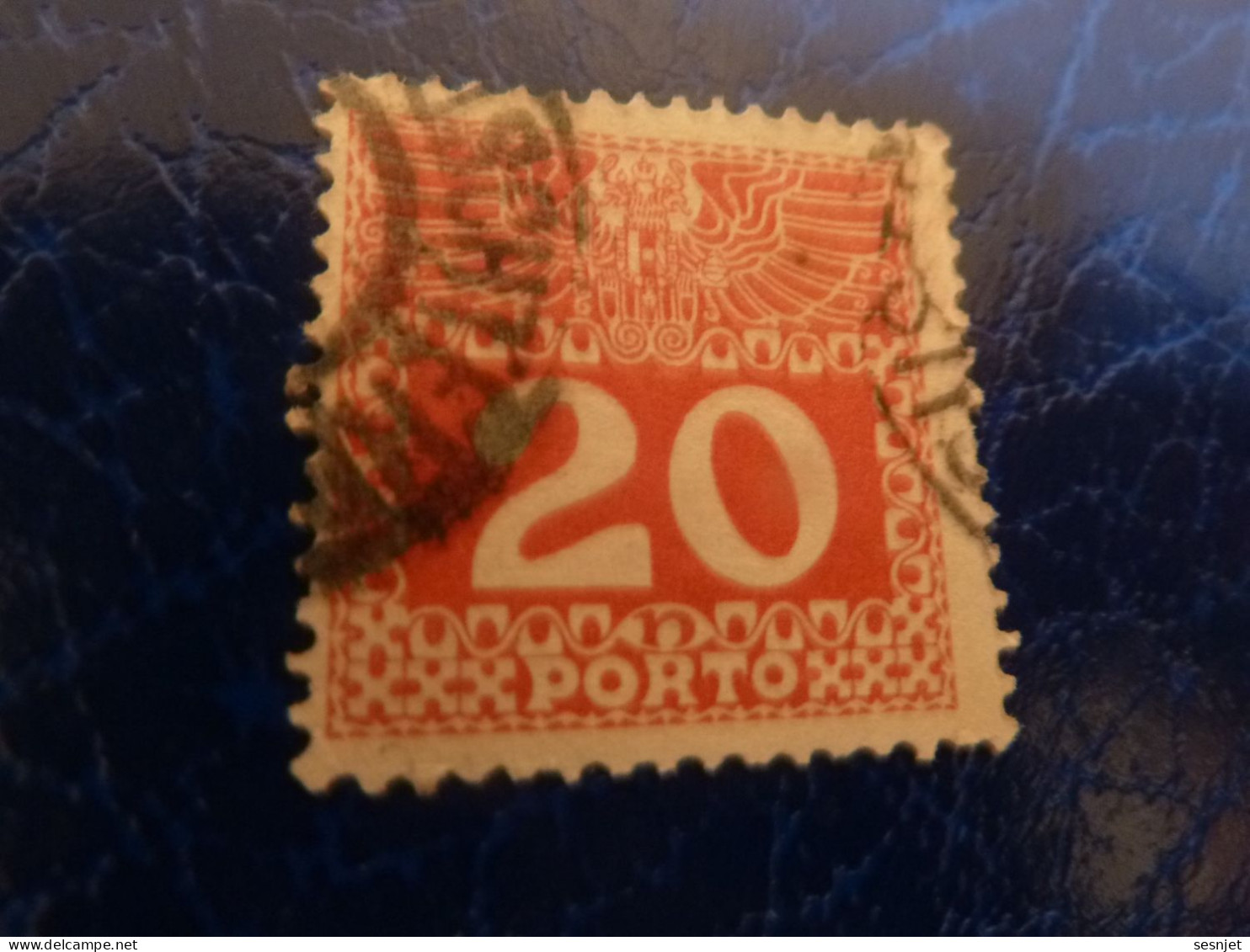Osterreich - Porto - Val 20 - Rouge - Oblitéré - Année 1908 - - Revenue Stamps