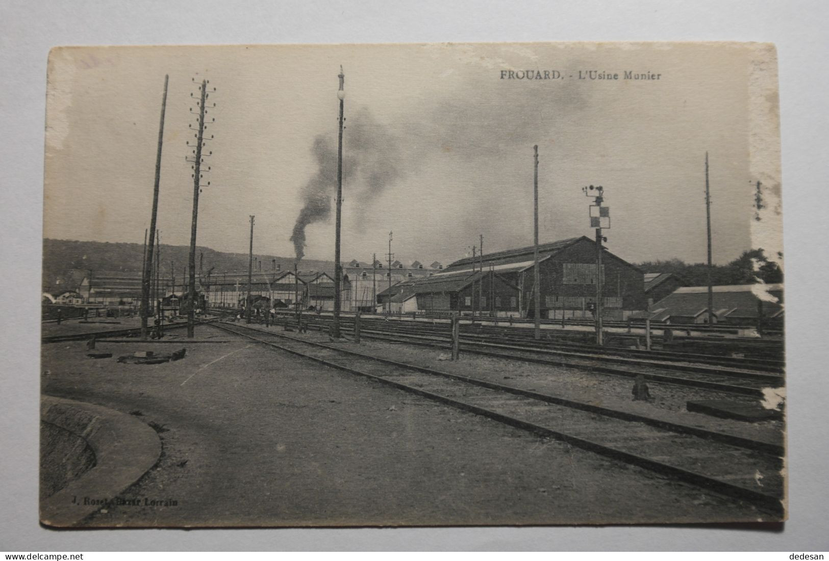 Cpa FROUARD L'usine Munier - Voir Descriptif Avant D'enchérir - TOP03 - Frouard