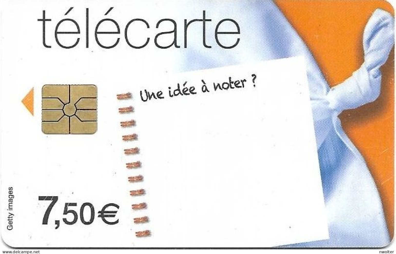 @+ France - Orange à Puce 7,50€ - Une Idee A Noter ? - Fin 31/08/2015 - Ref : CC-FT12F - 2013