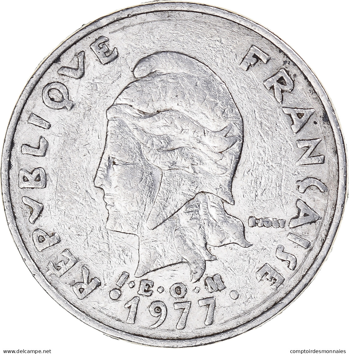 Monnaie, Nouvelle-Calédonie, 20 Francs, 1977 - Nouvelle-Calédonie