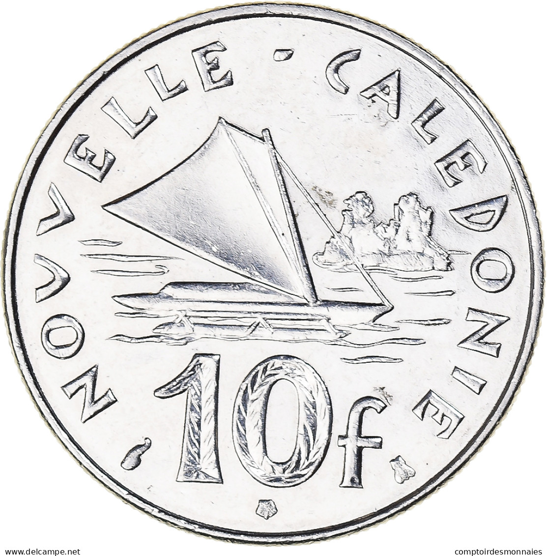 Monnaie, Nouvelle-Calédonie, 10 Francs, 1998 - Nouvelle-Calédonie