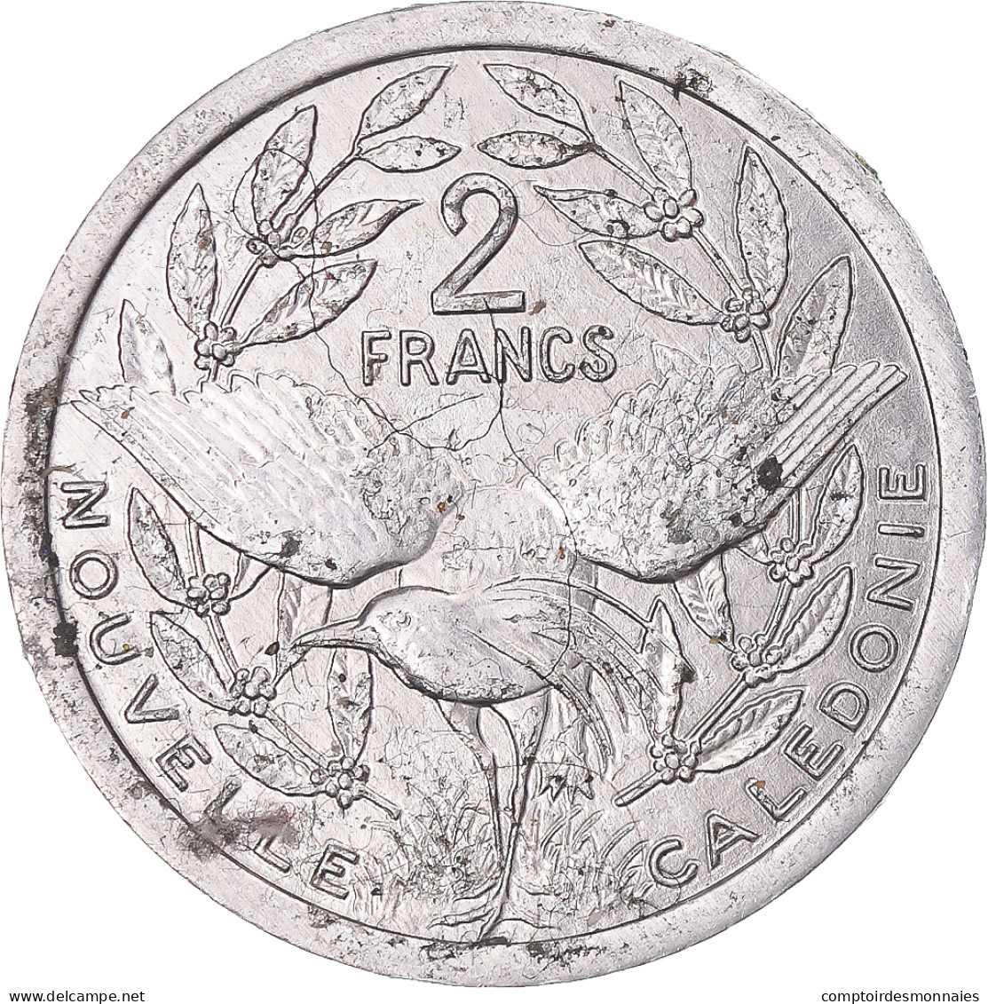 Monnaie, Nouvelle-Calédonie, 2 Francs, 1998 - New Caledonia