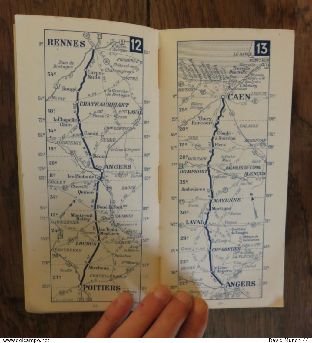 Le Guide Des Grandes Routes De France, Routes Transversales. Blondel La Rougerie éditeur. Non Daté - Cartes/Atlas