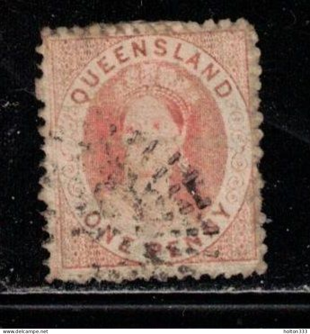 QUEENSLAND Scott # 25 Used - Queen Victoria - Gebruikt