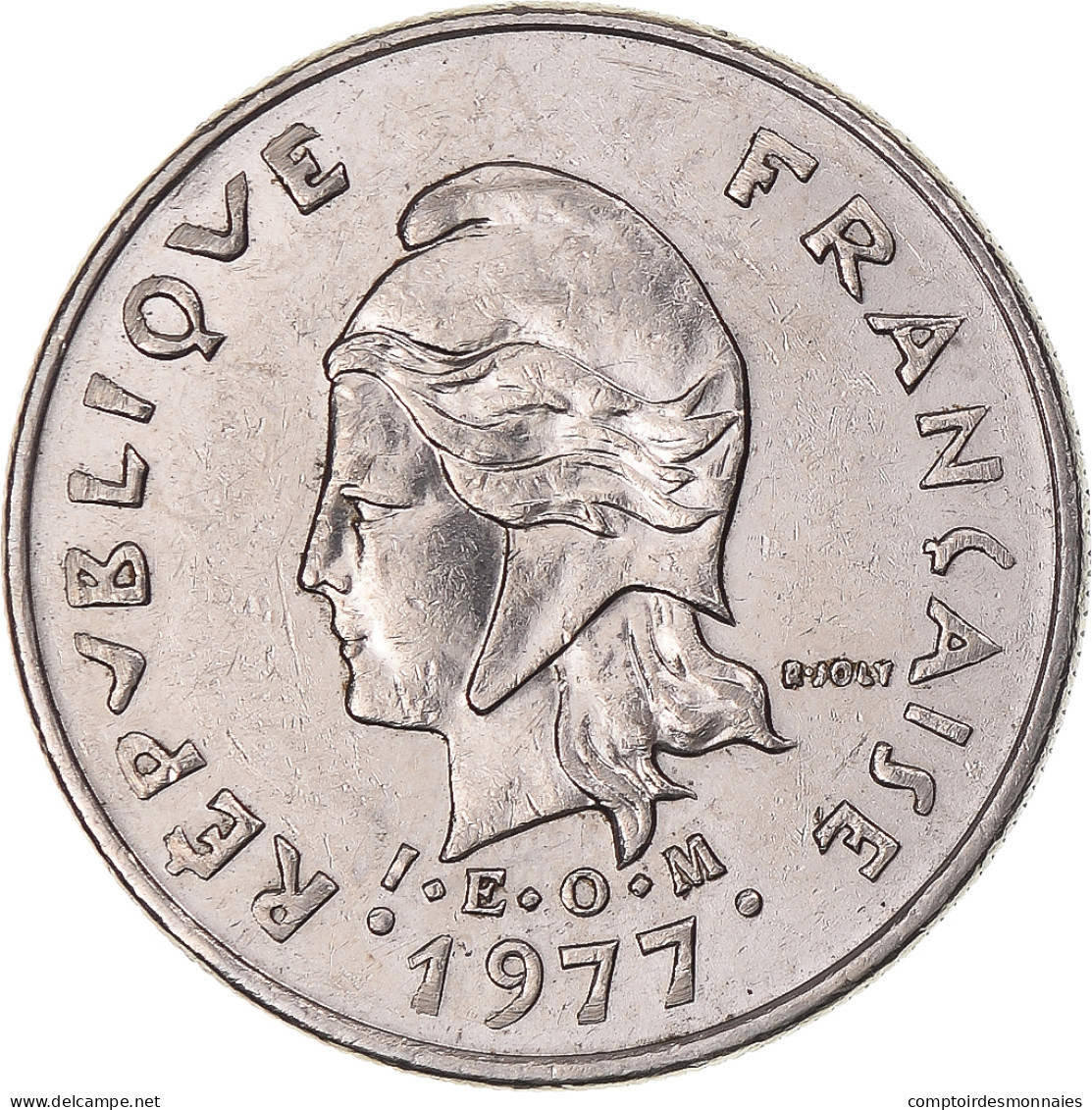 Monnaie, Nouvelle-Calédonie, 10 Francs, 1977 - Nouvelle-Calédonie
