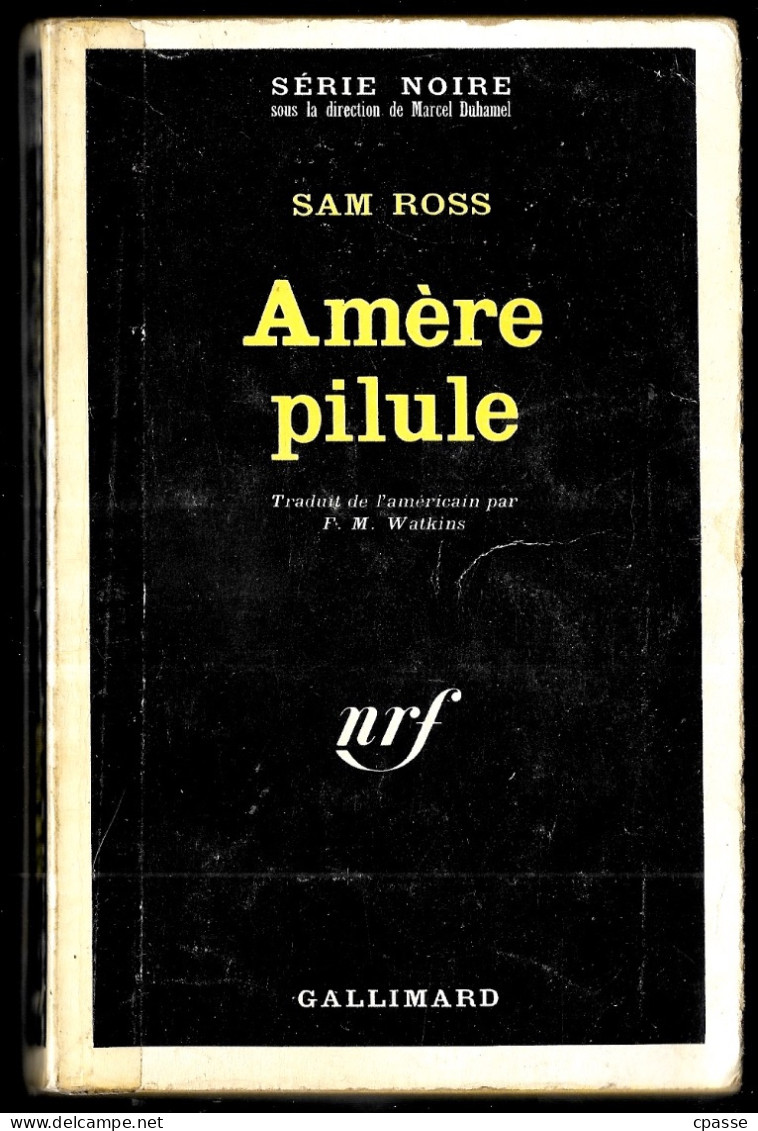 1969 Série Noire N° 1273 - Roman Policier - SAM ROSS "Amère Pilule" - Série Noire