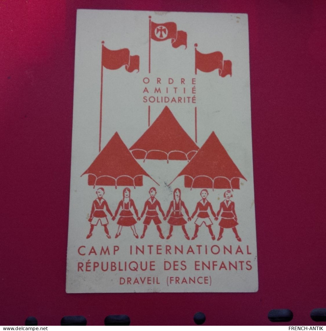 DRAVEIL CAMP INTERNATIONAL REPUBLIQUE DES ENFANTS - Draveil