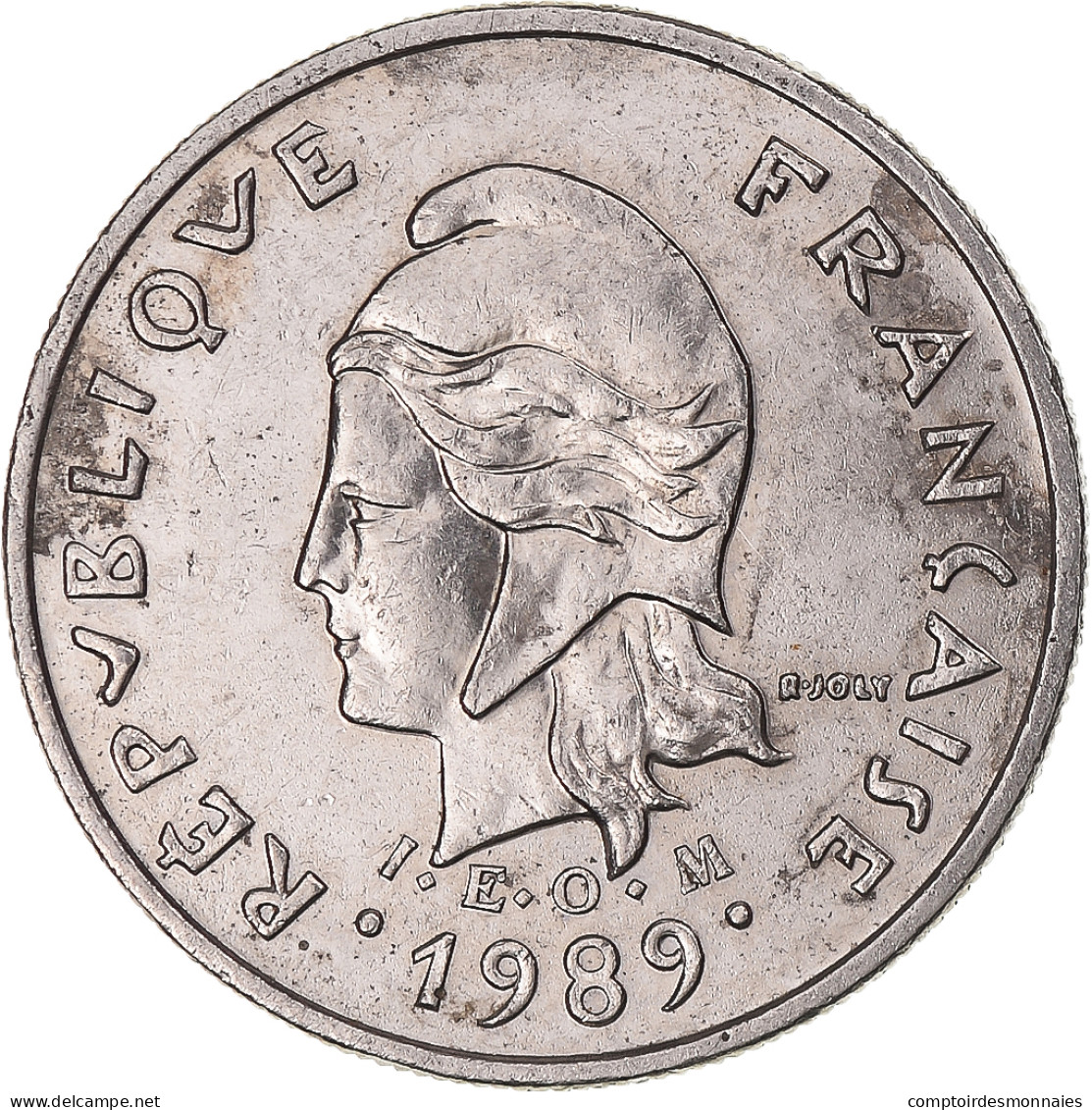 Monnaie, Nouvelle-Calédonie, 10 Francs, 1989 - Nuova Caledonia