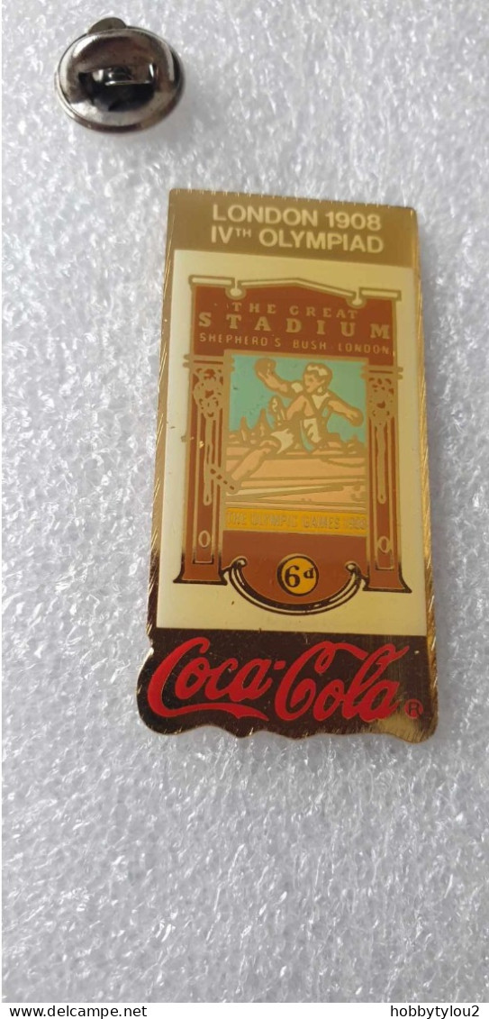 Pin's Coca-Cola London 1908 IVth Olympiad - Coca-Cola