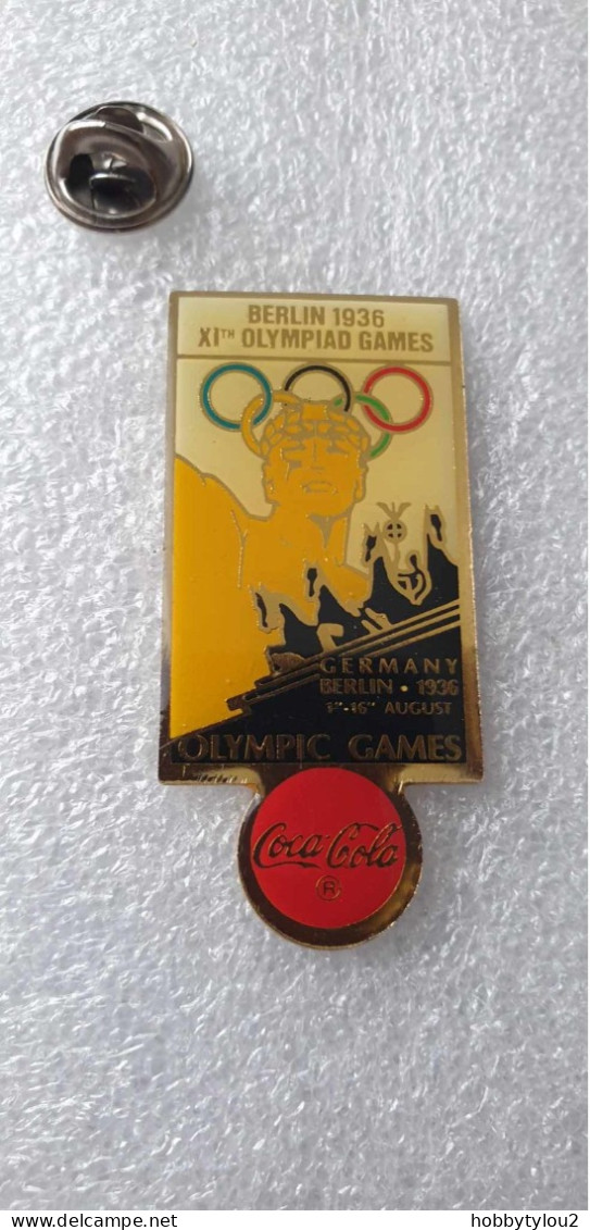 Pin's Coca-Cola Berlin 1936 XI Olympiad Games - Coca-Cola