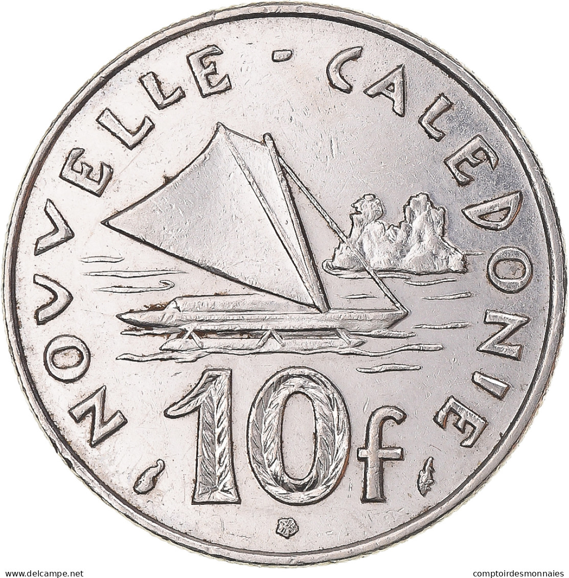 Monnaie, Nouvelle-Calédonie, 10 Francs, 1990 - Nieuw-Caledonië