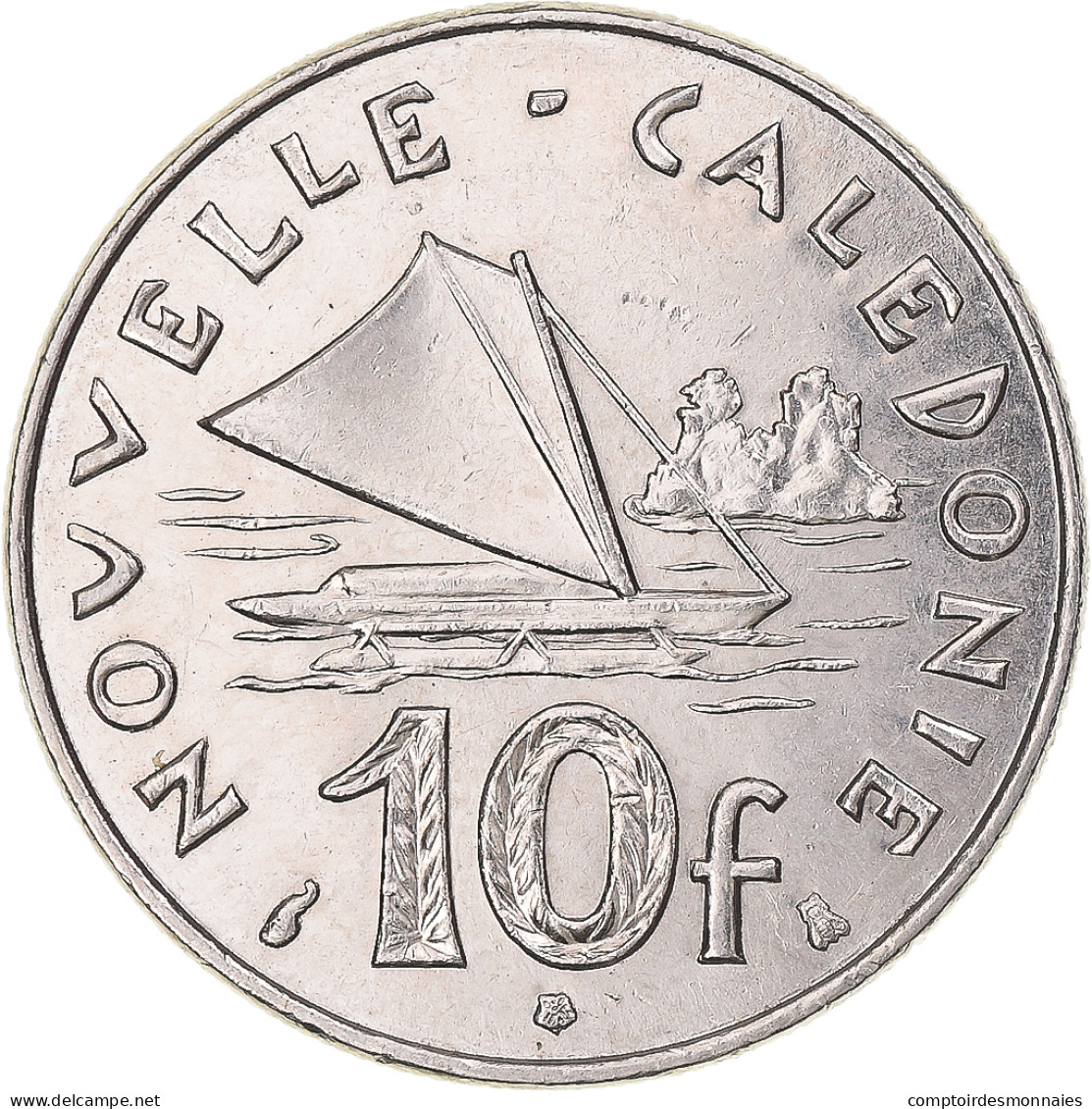 Monnaie, Nouvelle-Calédonie, 10 Francs, 1996 - Nieuw-Caledonië