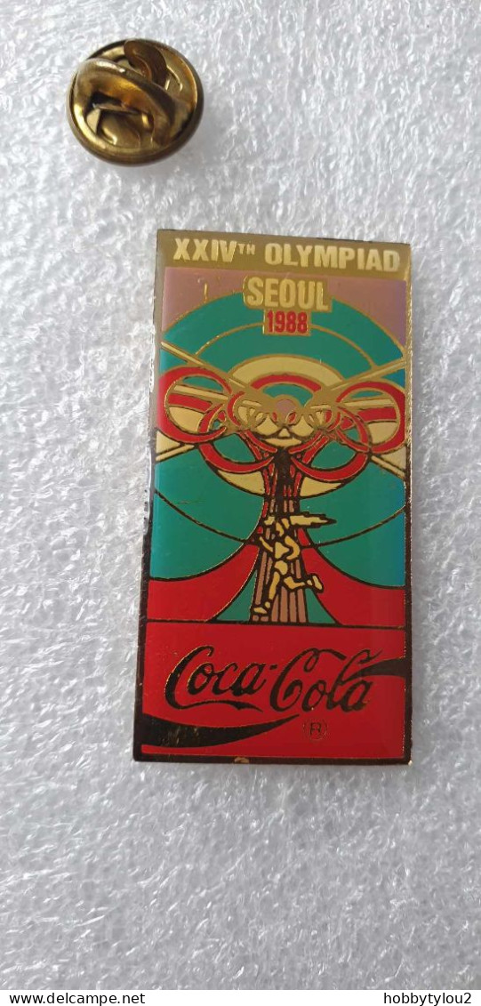 Pin's Coca-Cola Seoul 1988 XXIVth Olympiad - Coca-Cola