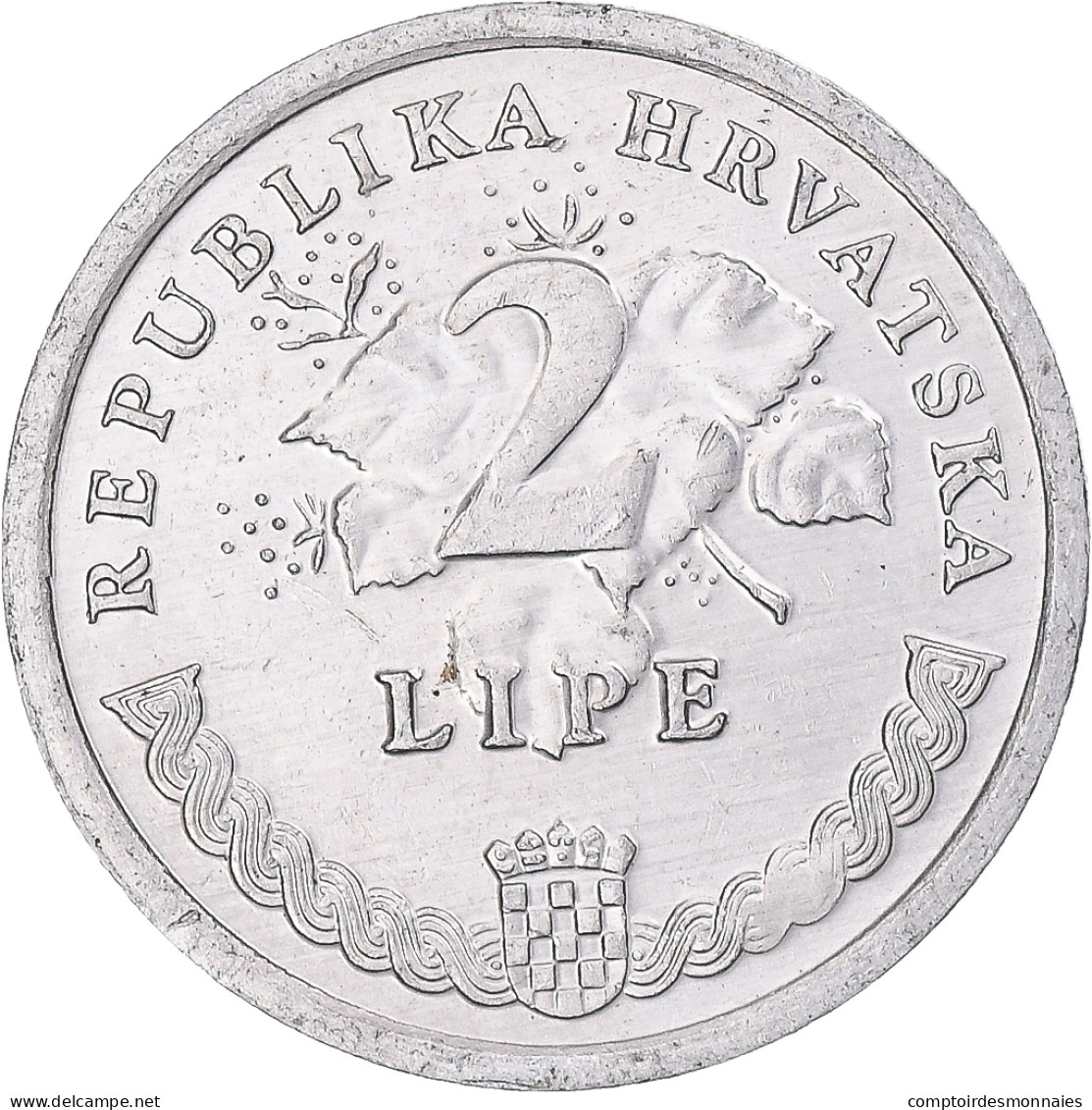 Monnaie, Croatie, 5 Kuna, 1993 - Croatie