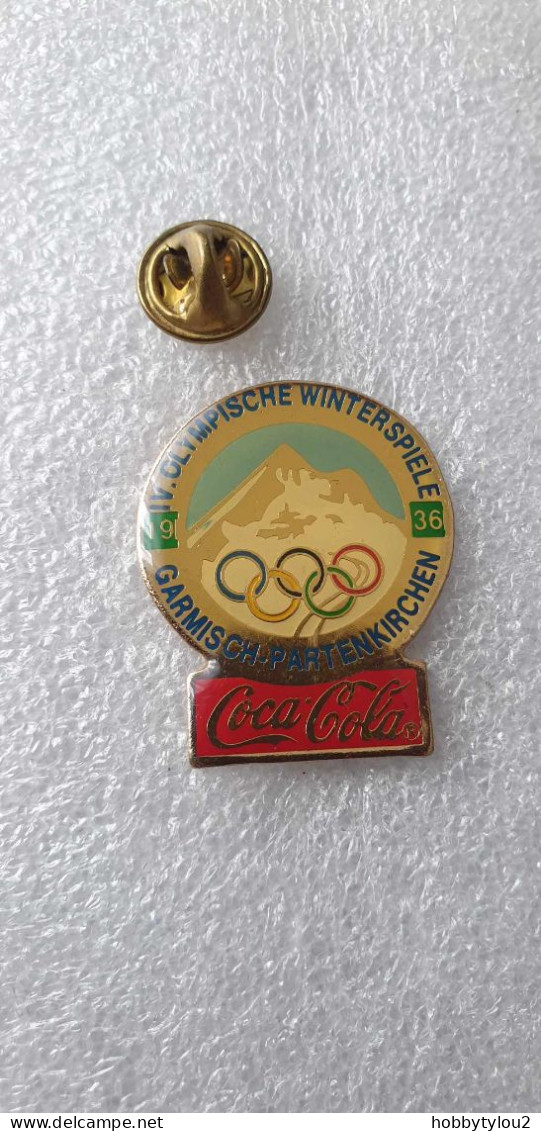 Pin's Coca-Cola Garmisch-Partenkirchen 36 IV Olympische Winterspiele - Coca-Cola