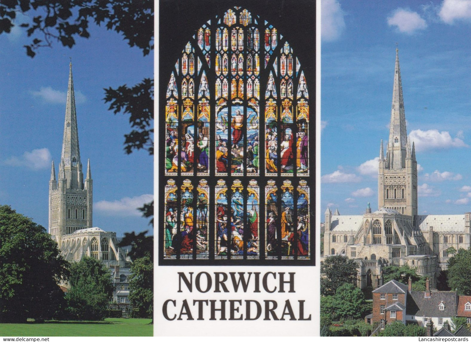 Postcard Norwich Cathedral My Ref B26205 - Norwich