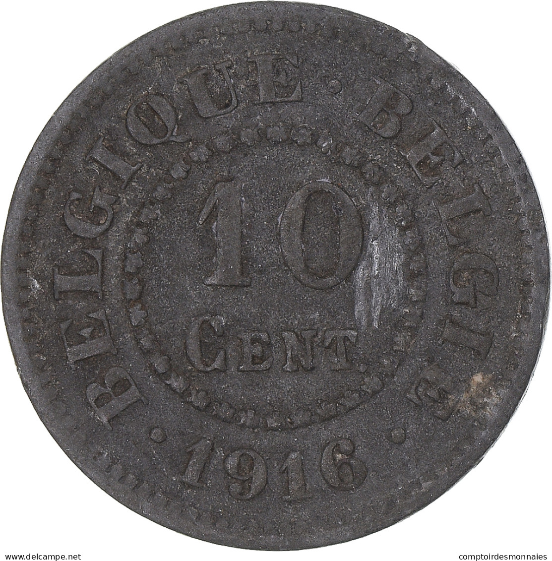 Monnaie, Belgique, 10 Centimes, 1916 - 10 Cent