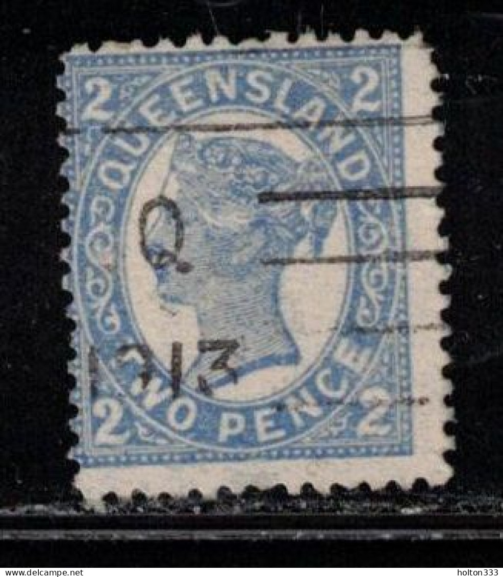 QUEENSLAND Scott # 132 Used - Queen Victoria - Gebruikt