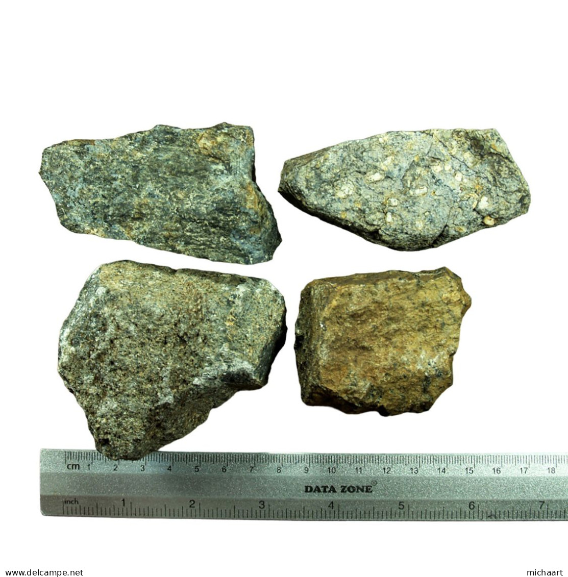 Cyprus Mineral Specimen Rock Lot Of 4 - 838g - 29.6 Oz Troodos Ophiolite 00361 - Minéraux