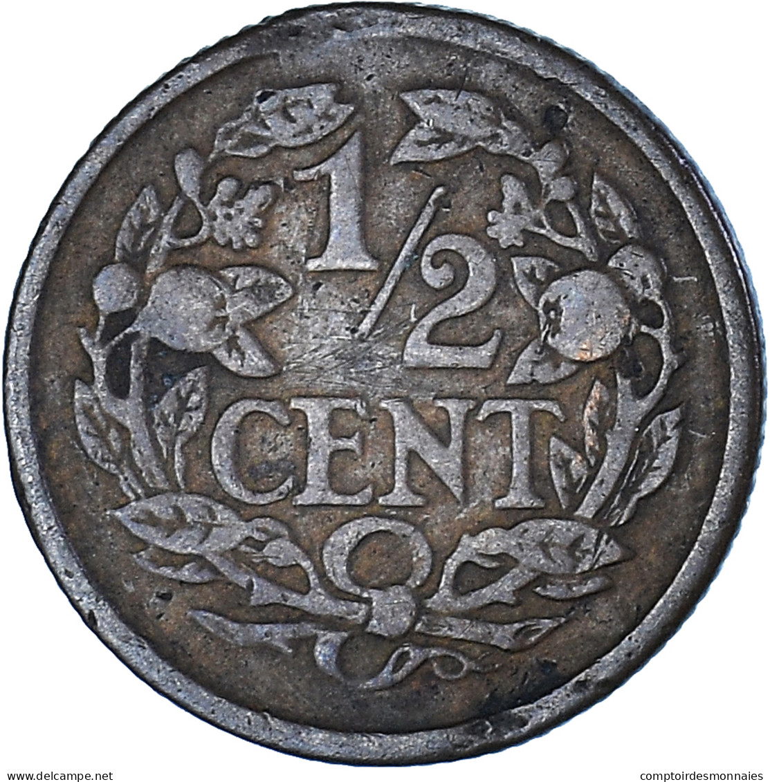 Monnaie, Pays-Bas, 1/2 Cent, 1911 - 0.5 Cent