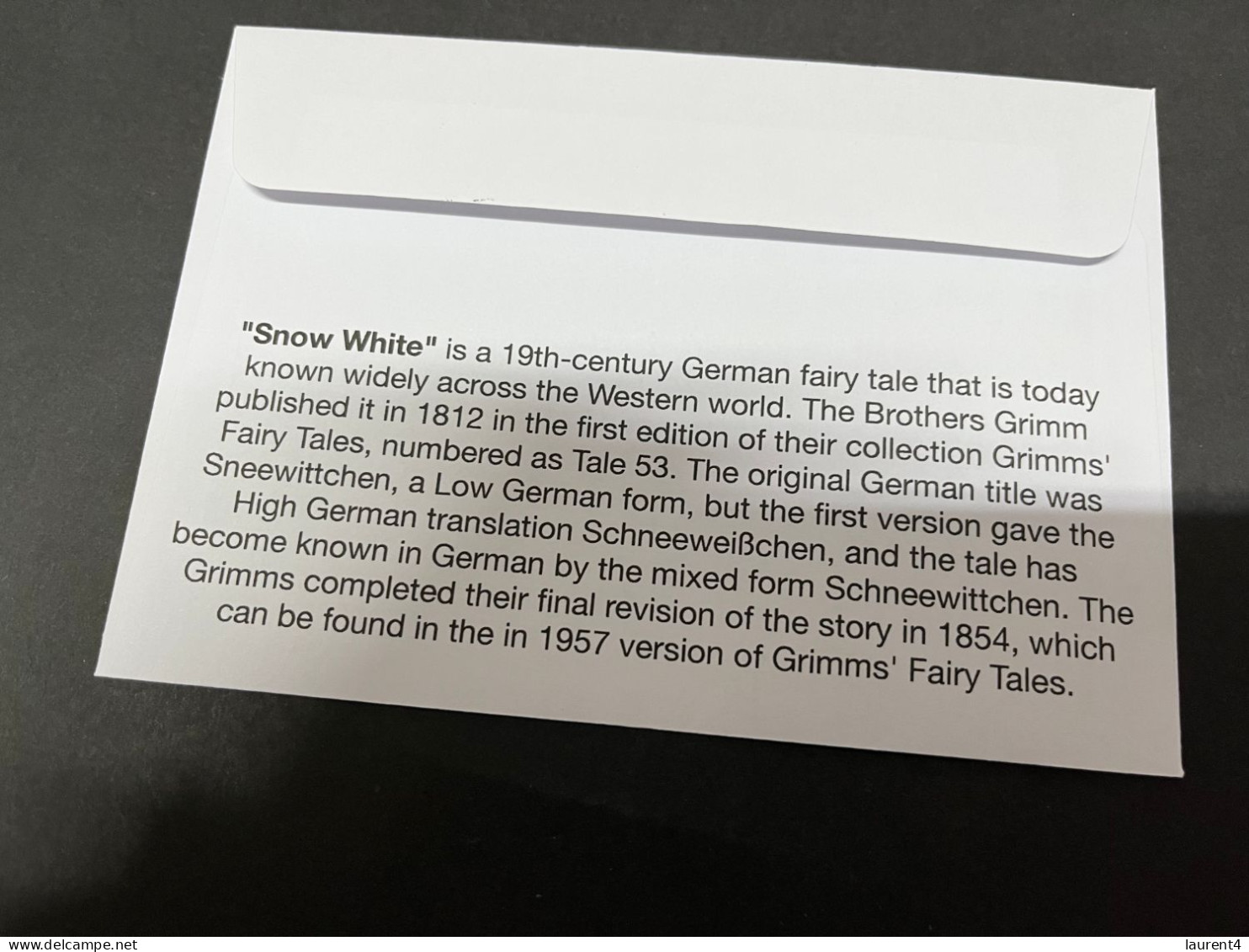 1-9-2023 (3 T 47) Australia - 2023 - Snow White - Fantasy Glades Snow White - Issued 29-8-2023 (Disney Centenary) - Brieven En Documenten