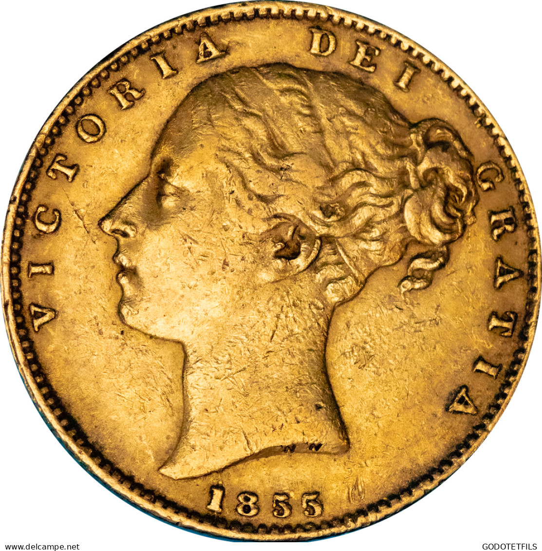 Royaume Uni - Souverain Victoria 1855 - 1 Sovereign