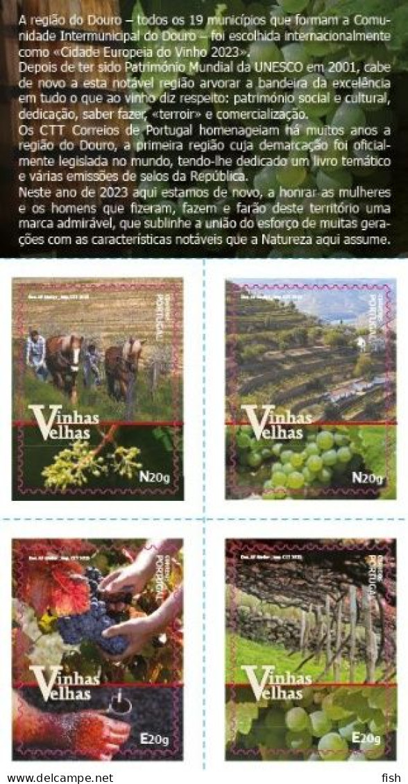 Portugal ** & Douro, European Wine Capital 2023 (97687) - Markenheftchen