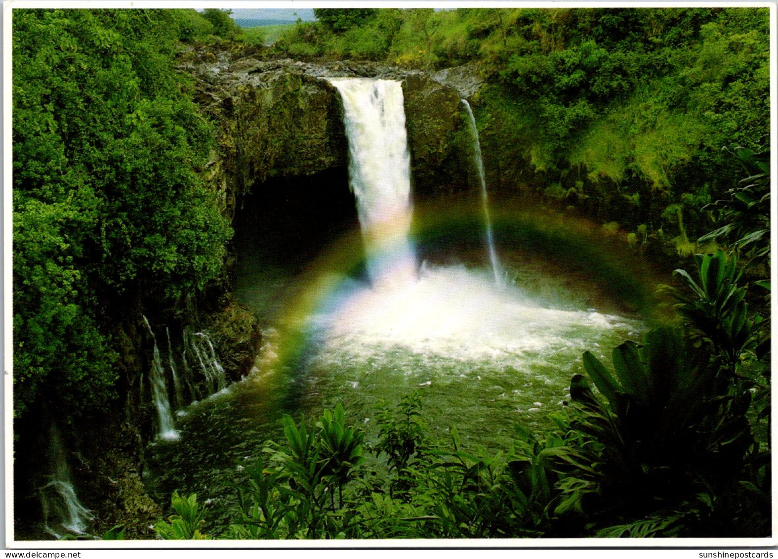 Hawaii Big Island Rainbow Falls - Hawaï