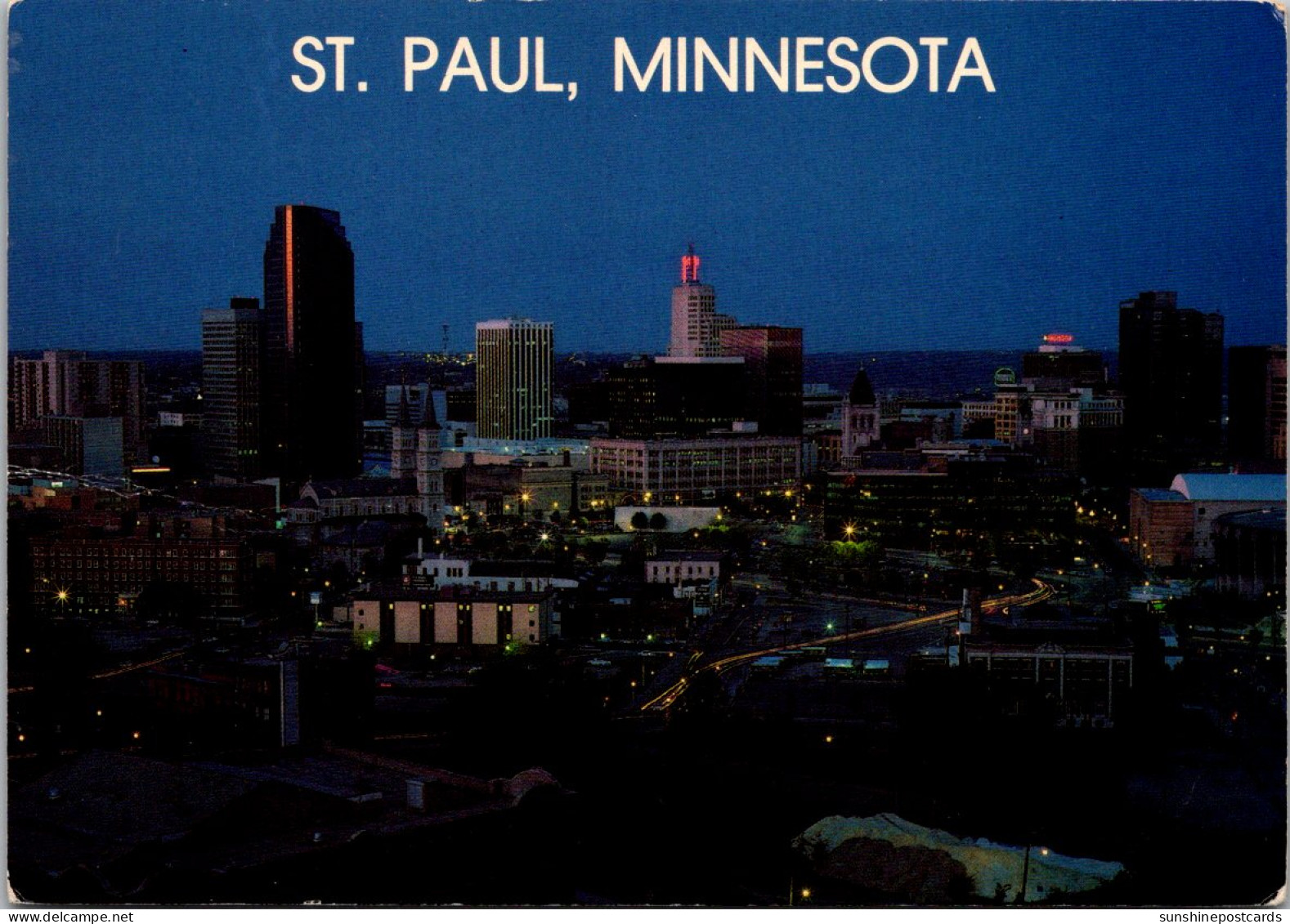 Minnesota St Paul Skyline With World Trade Center At Left - St Paul