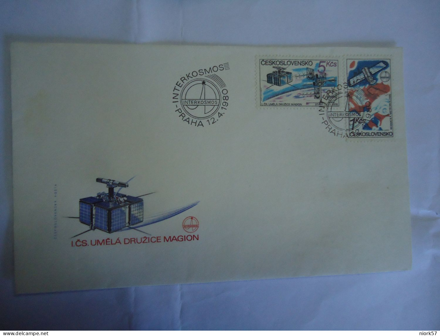 CZECHOSLOVAKIA  FDC  1980 SPACE - Sonstige & Ohne Zuordnung