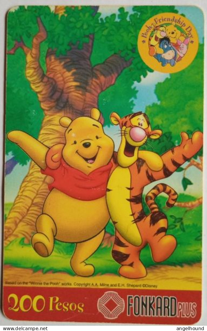 Philippines PLDT P200  " Pooh And Tigger " - Filippine