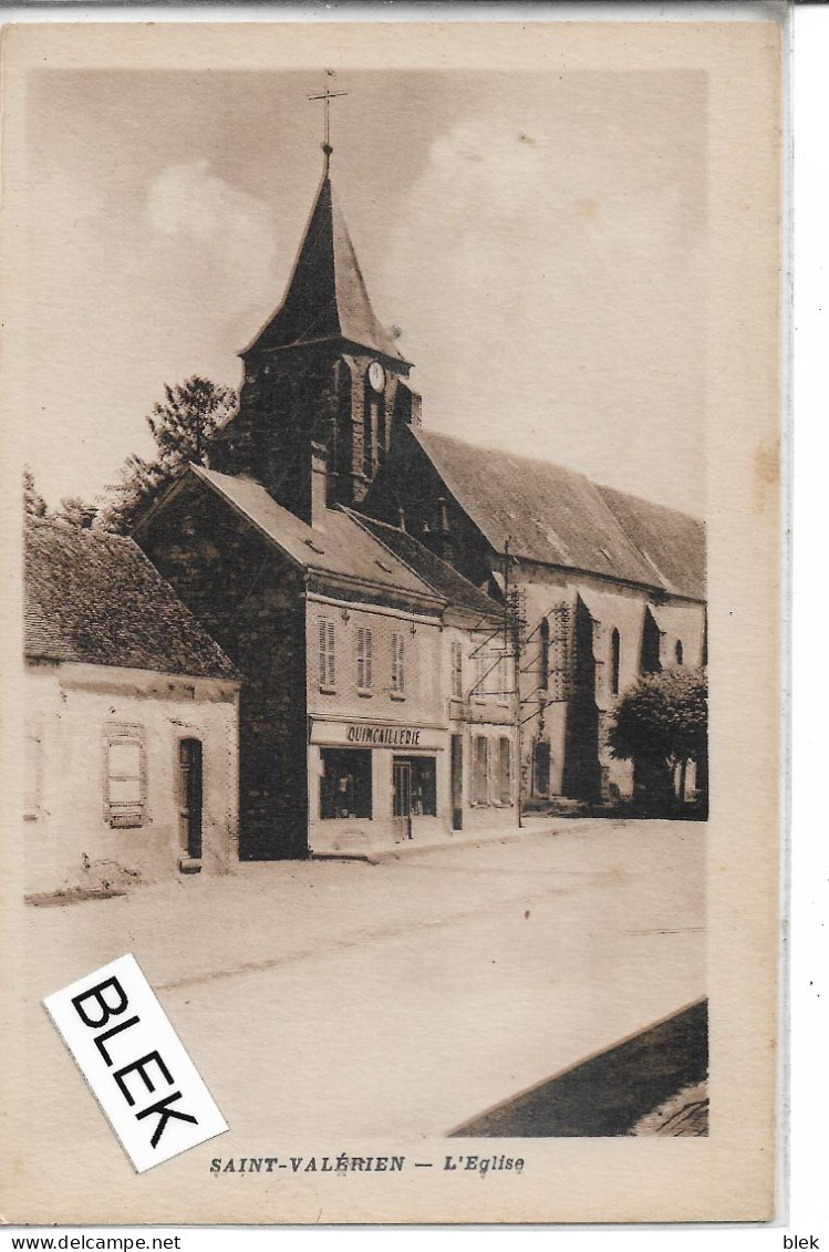 89 : Yonne : Saint Valérien : L ' église . - Saint Valerien