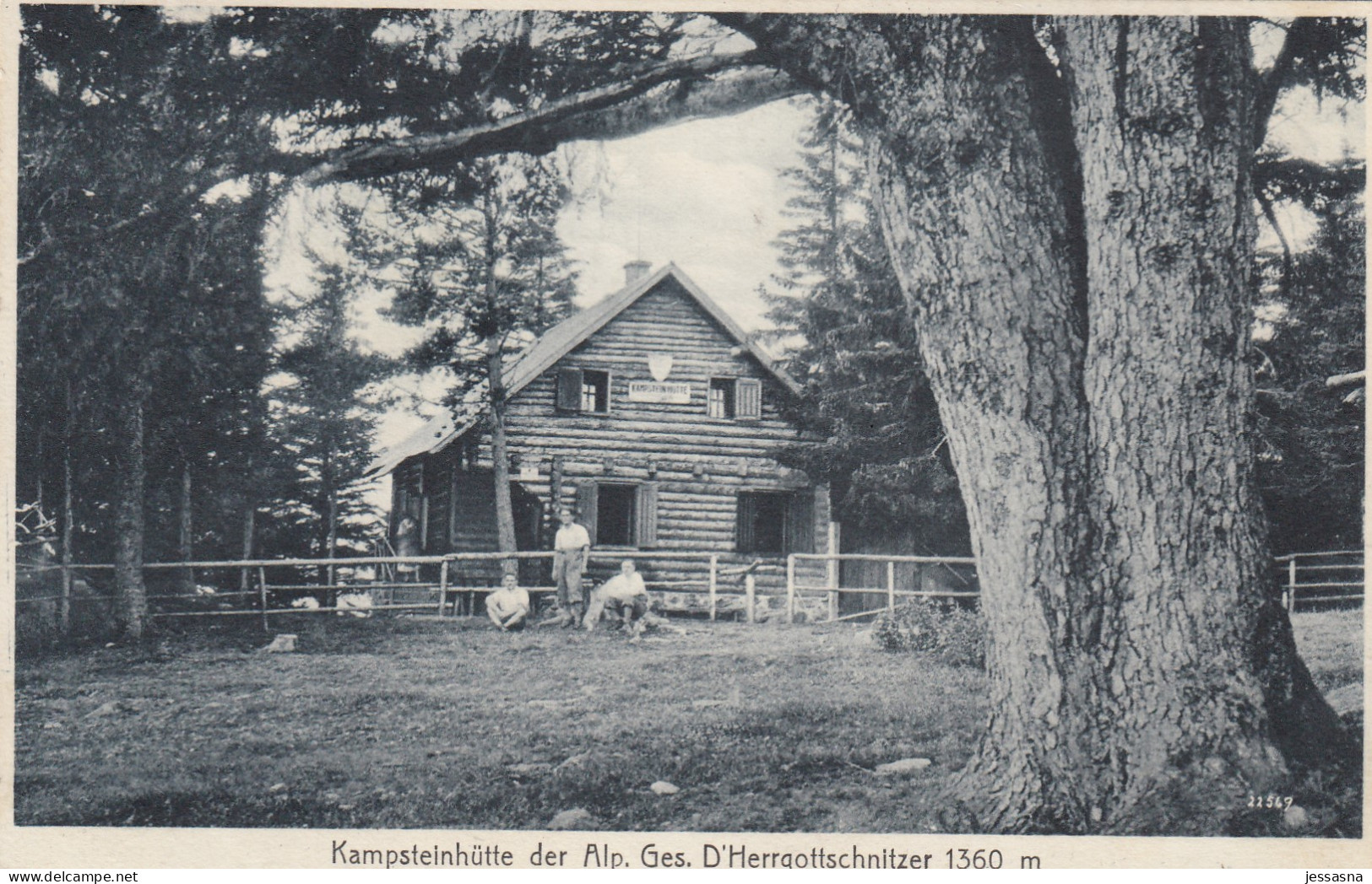 AK - NÖ - Herrgottschnitzer Hütte Am Kampstein - 1930 - Wechsel