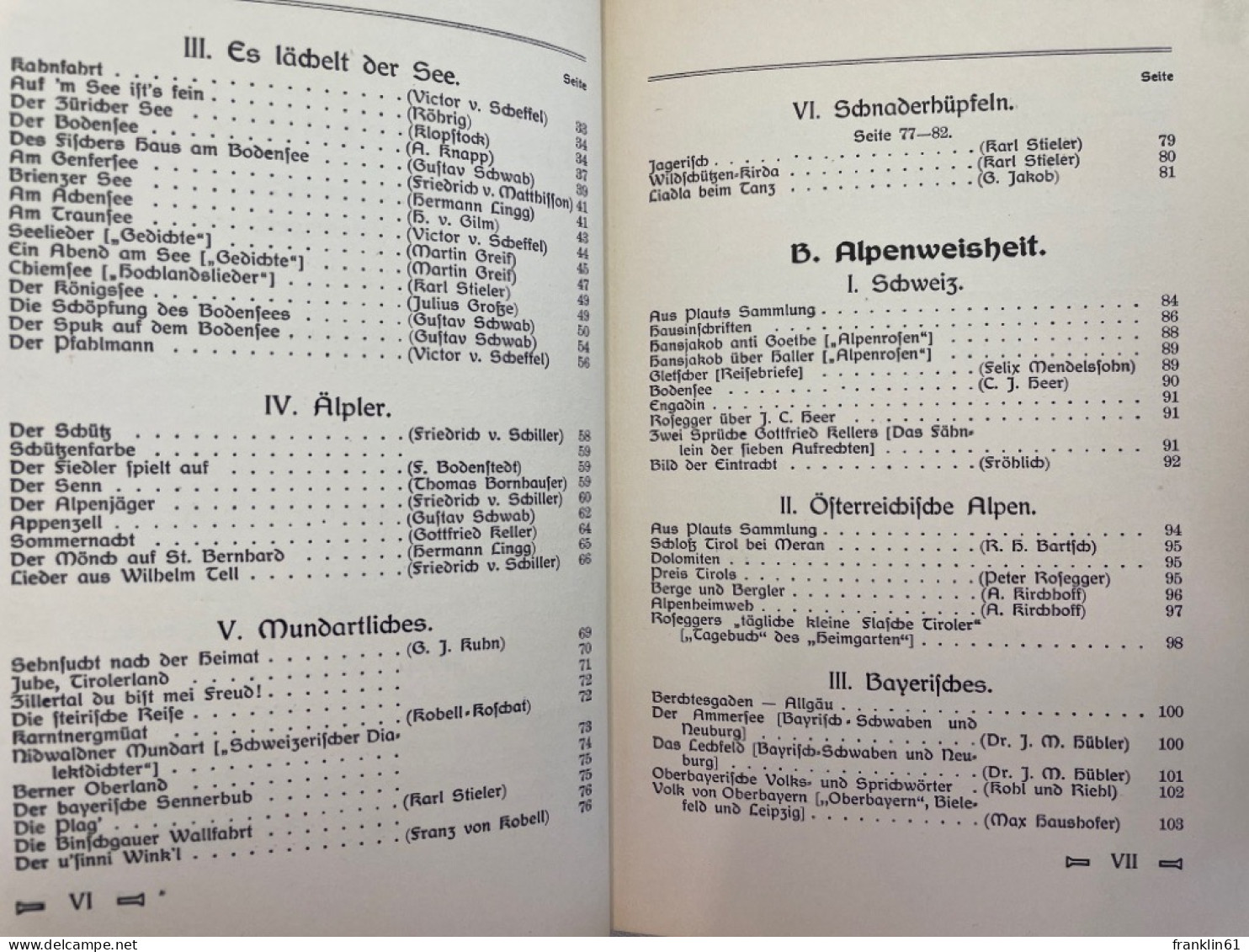 Deutsches Land und Volk. Heft 13 und 14. Alpen.