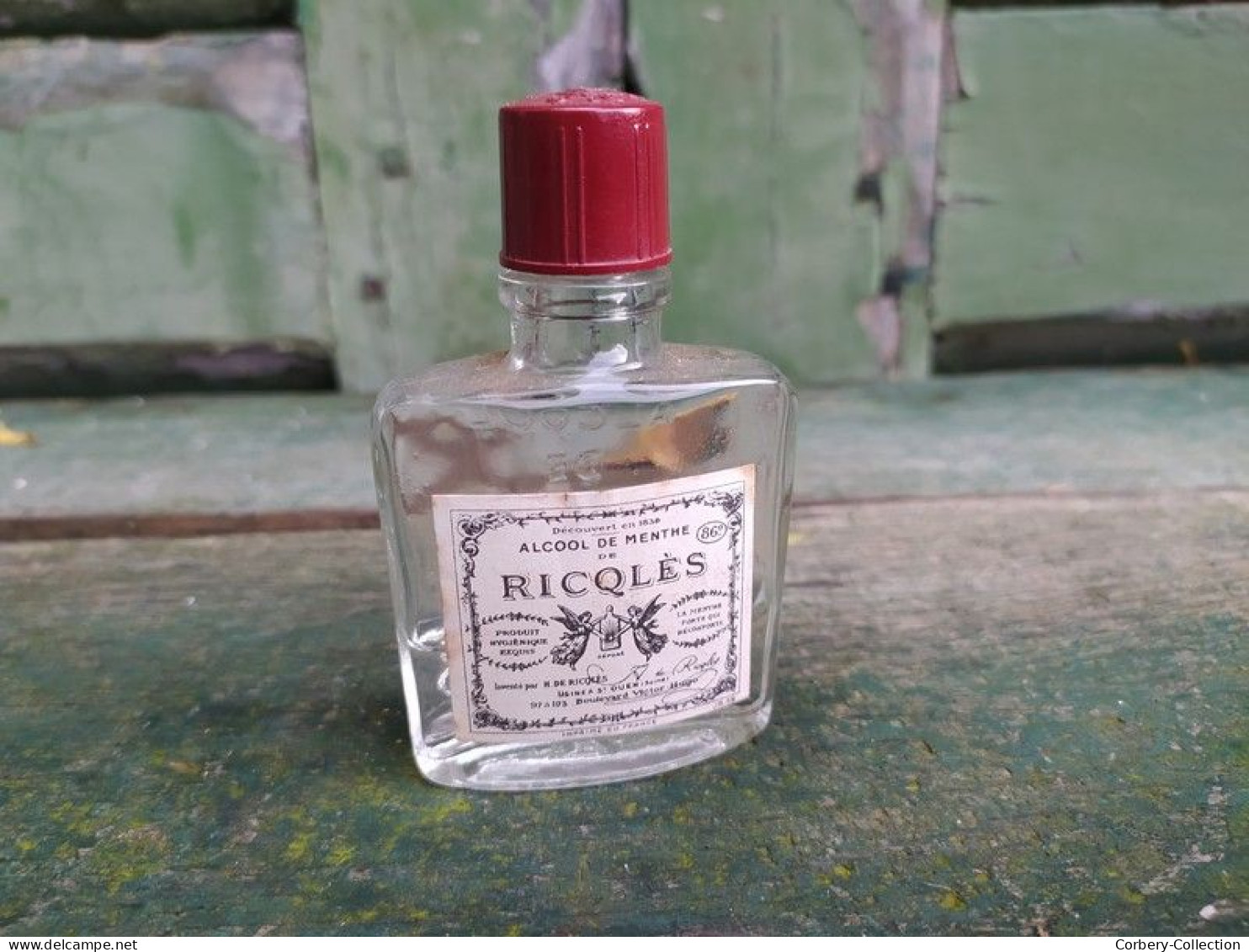 Ancien Flacon Alcool De Menthe RICQLES Pharmacie - Alcohol