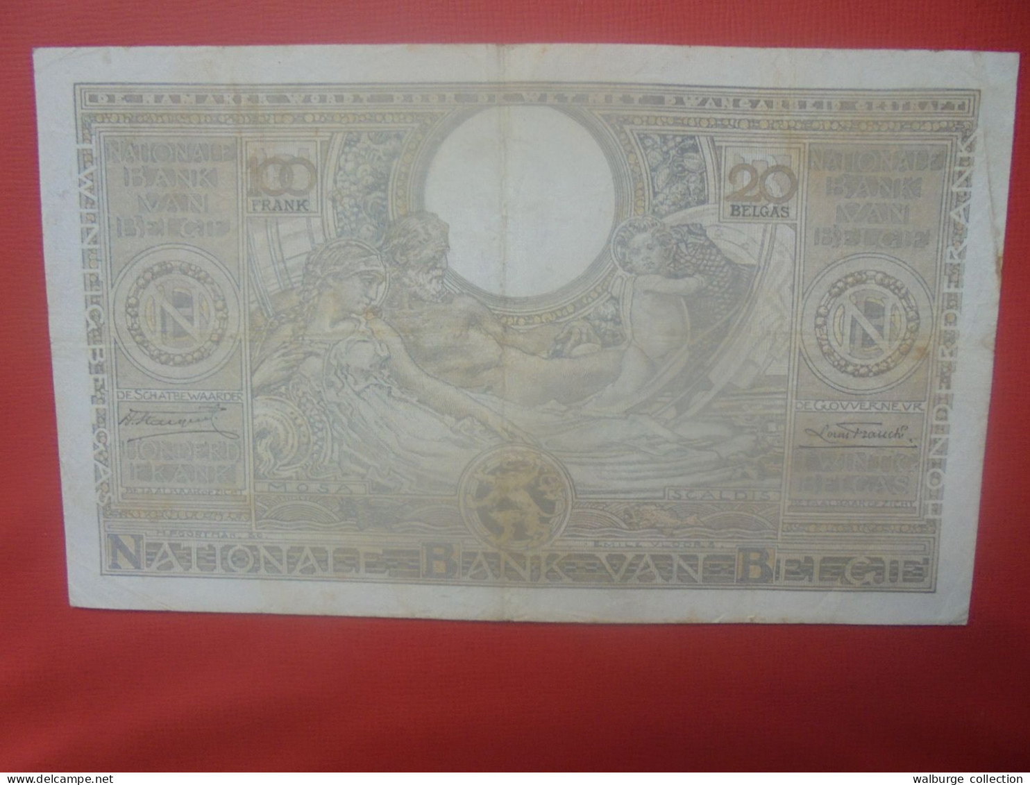 BELGIQUE 100 Francs 2-8-35 Circuler (B.18) - 100 Francos & 100 Francos-20 Belgas