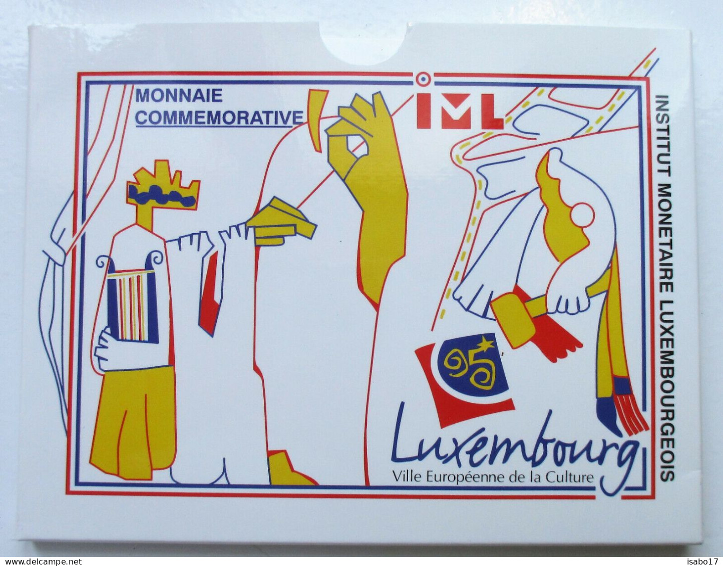 Monnaie Commemorative 1995 "Villes Européennes De La Culture" Luxembourg 500 F - Luxembourg